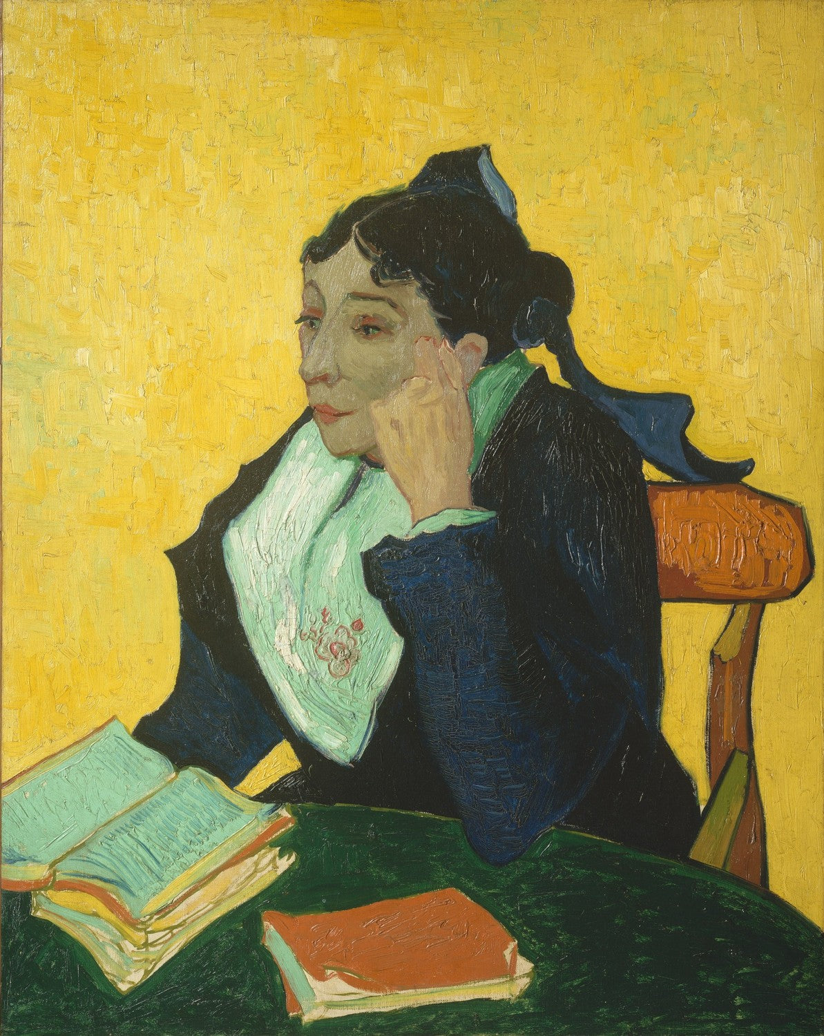 L'Arlésienne: Madame Joseph-Michel Ginoux (Marie Julien, 1848â€?911) by Vincent van Gogh