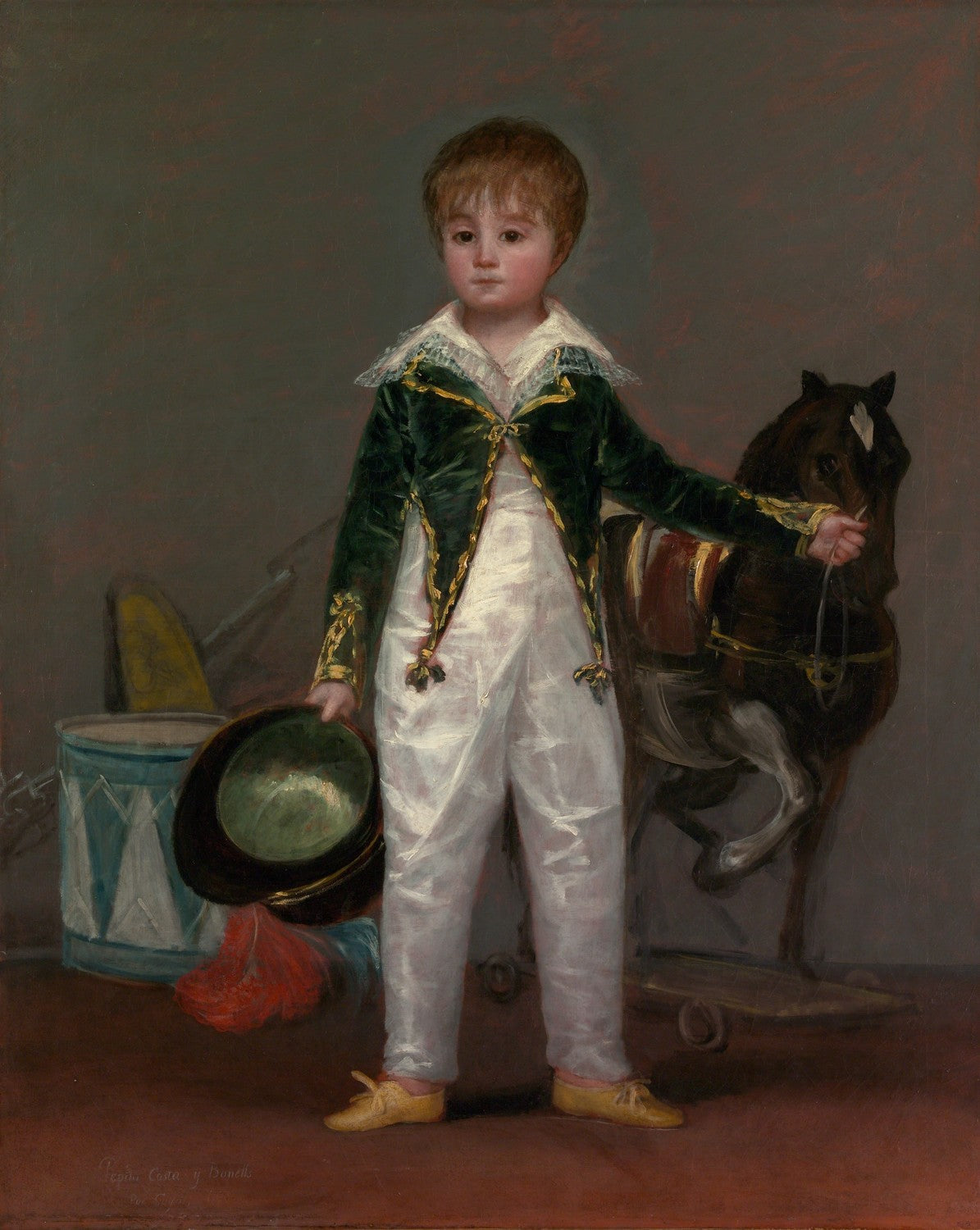 José Costa y Bonells (died l870), Called Pepito by Francisco Goya y Lucientes