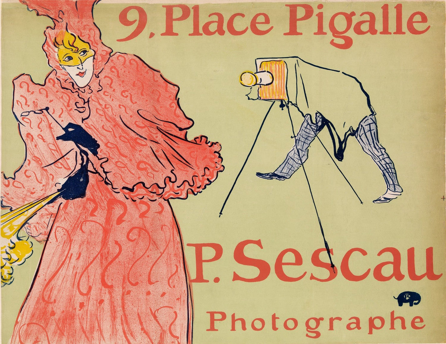 The Photographer Sescau (Le Photographe Sescau) by Henri de Toulouse-Lautrec