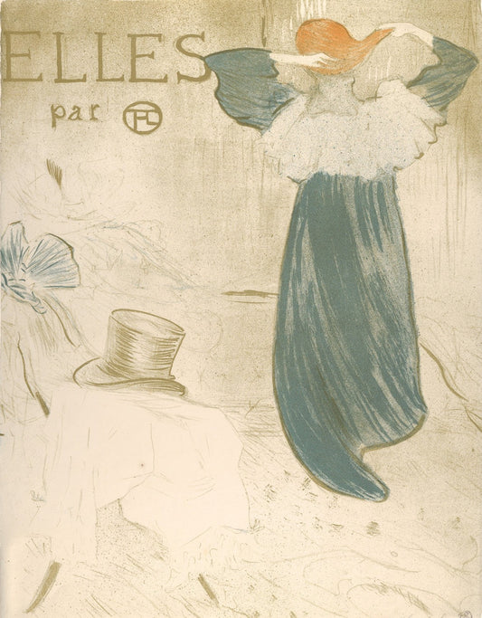 Elles (portfolio cover) by Henri de Toulouse-Lautrec