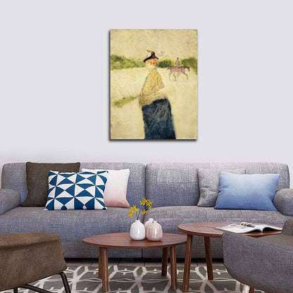 Émilie - by Henri de Toulouse-Lautrec