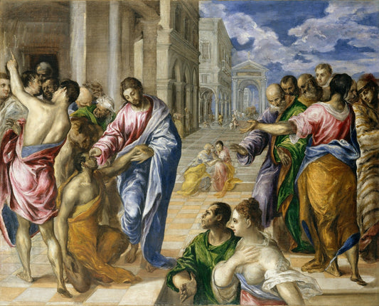 Christ Healing the Blind by El Greco