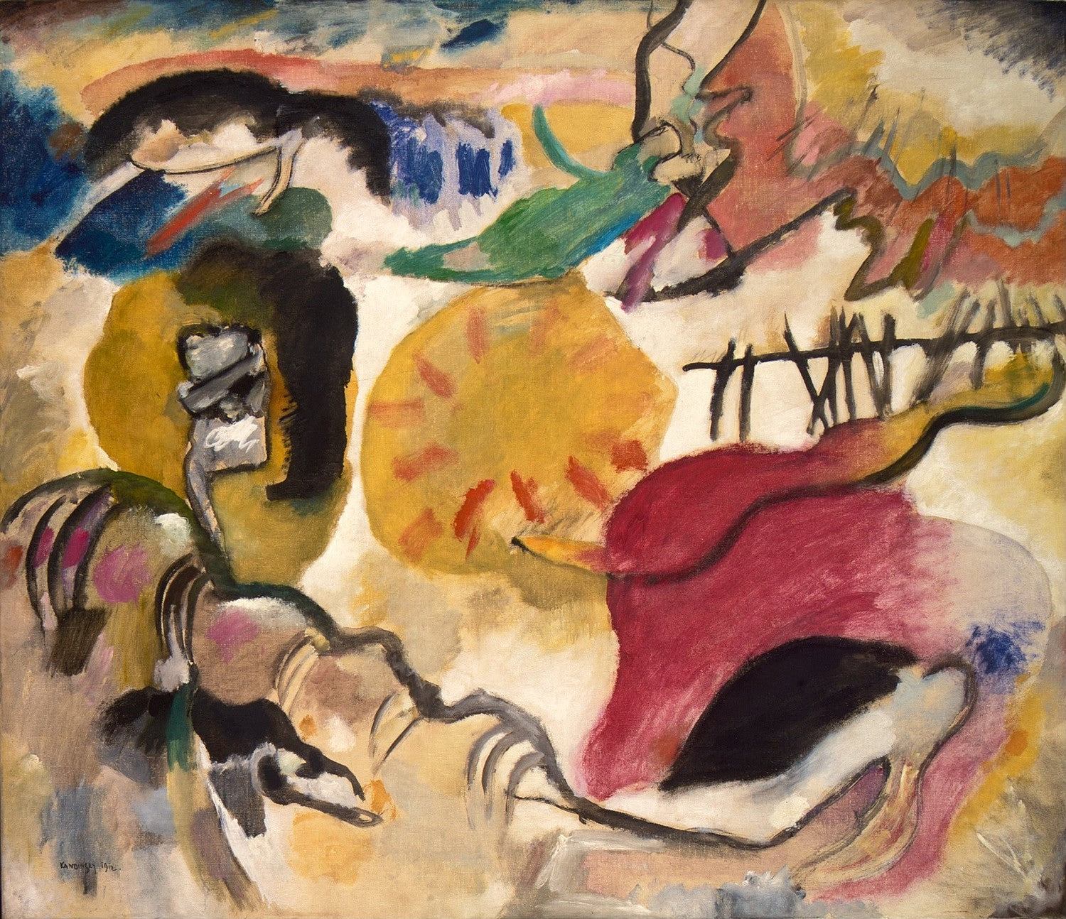 Improvisation 27 (Garden of Love II) by Wassily Kandinsky