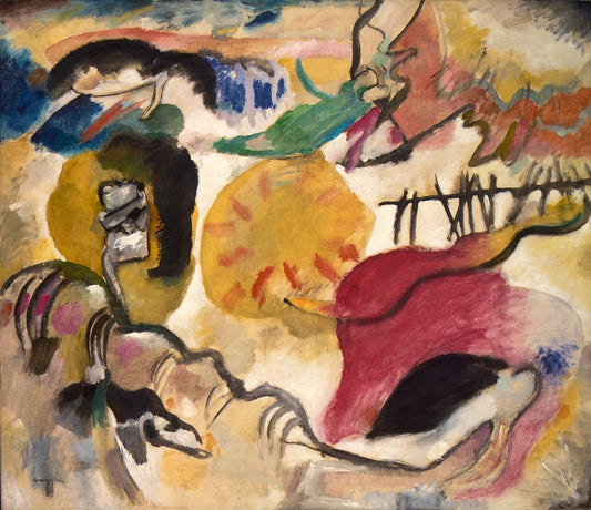 Improvisation 27 (Garden of Love II) by Wassily Kandinsky