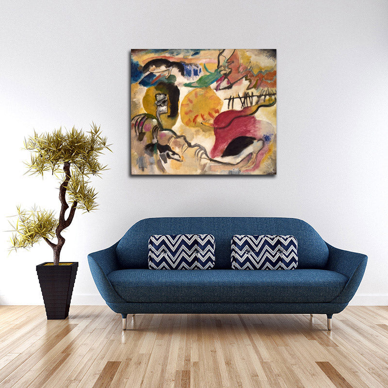 Improvisation 27 (Garden of Love II) - by Wassily Kandinsky