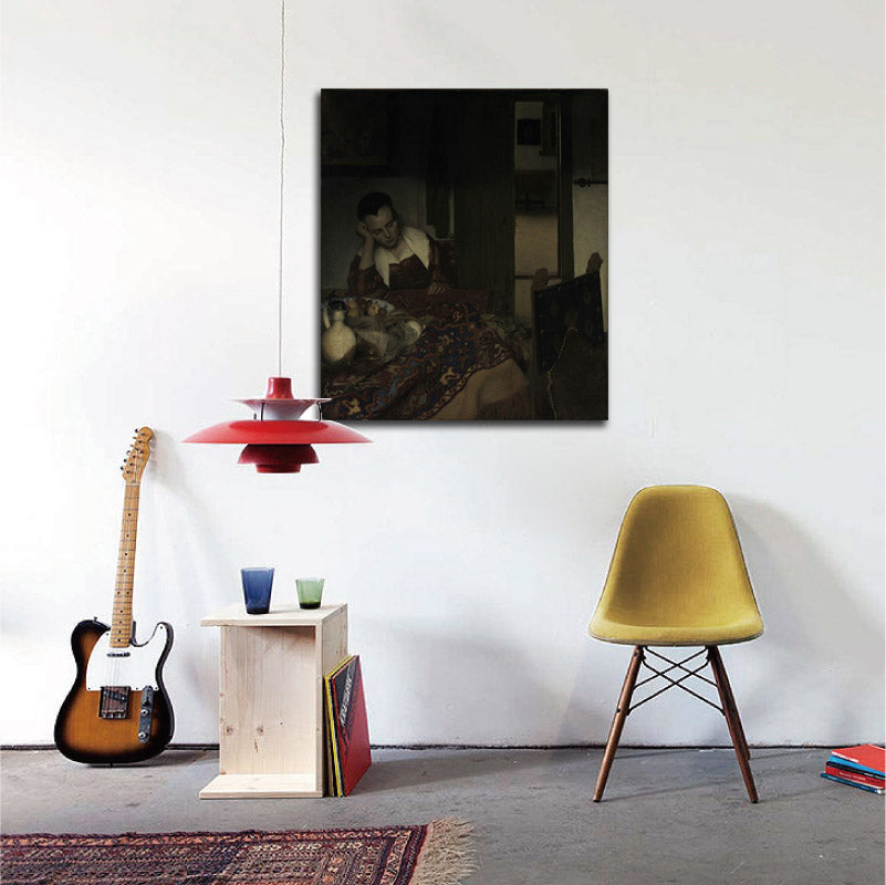 A Maid Asleep - by Johannes Vermeer