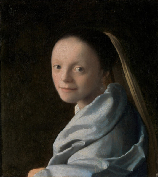 Study of a Young Woman by Johannes Vermeer