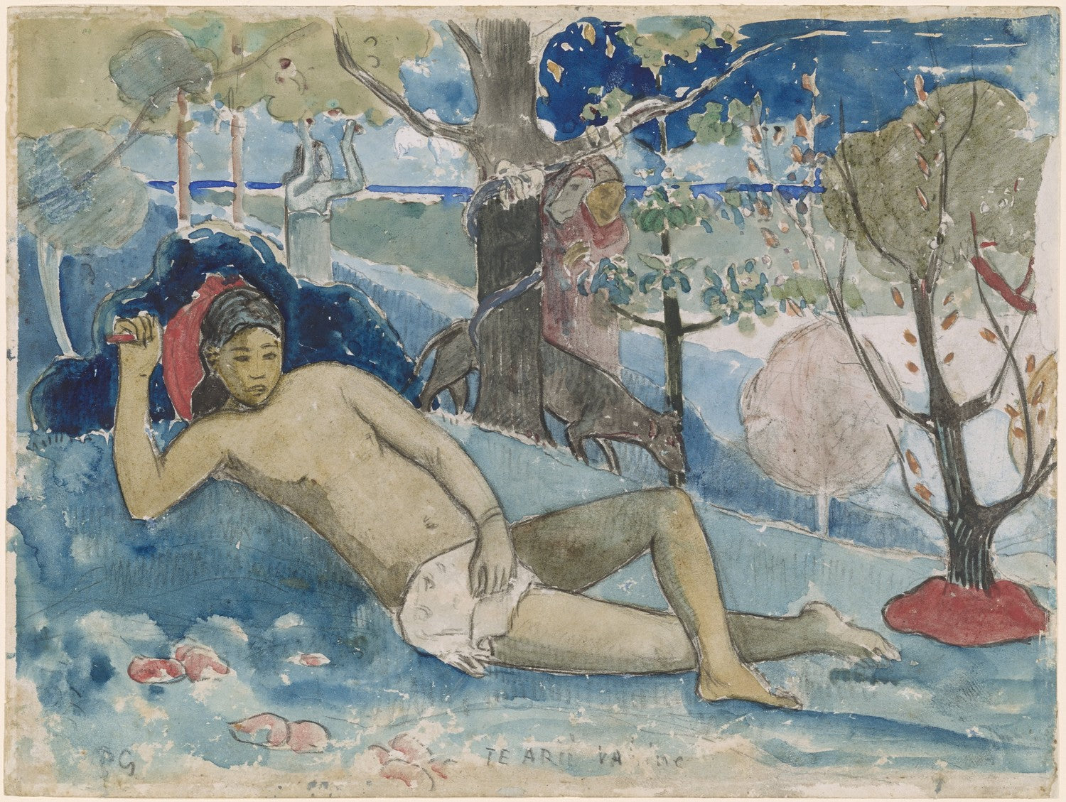 Te arii vahine (The Queen of Beauty or The Noble Queen) by Paul Gauguin