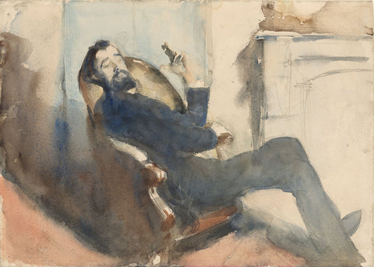 Portrait of Paul-César Helleu by John Singer Sargent