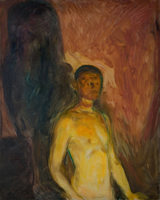 Self-Portrait in Hell by Edvard Munch