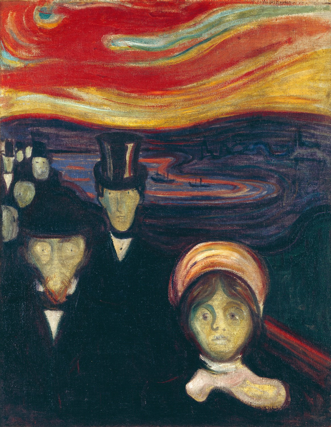 Anxiety by Edvard Munch