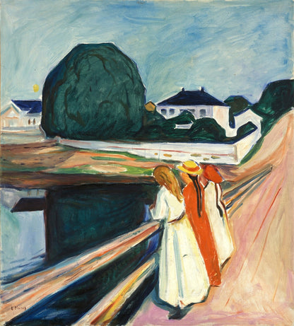 The Girls on the Bridge by Edvard Munch