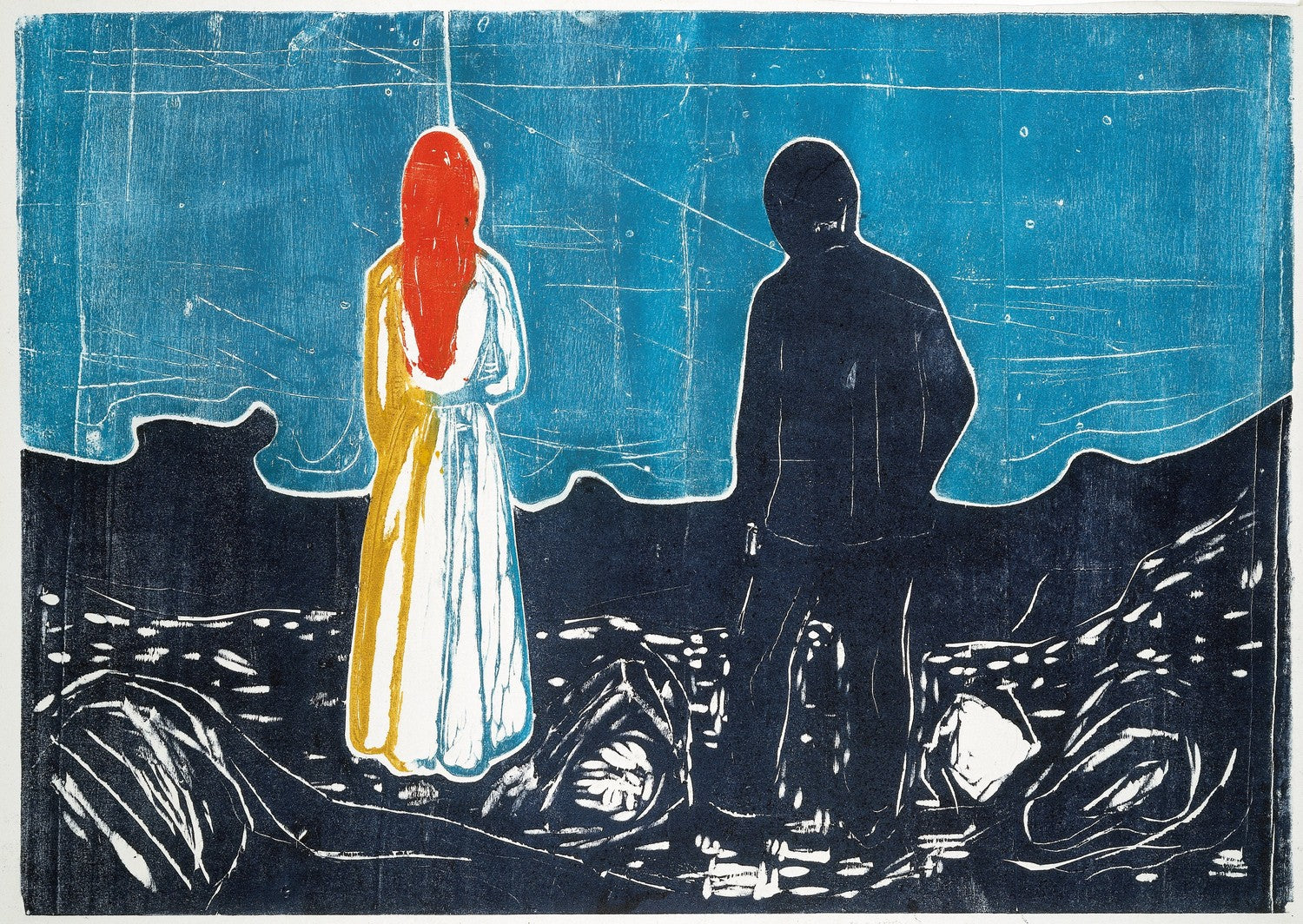 Two People: The Lonely Ones by Edvard Munch