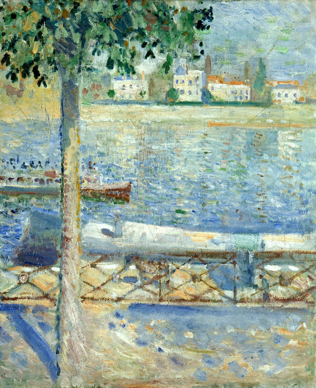 The Seine at Saint-Cloud by Edvard Munch