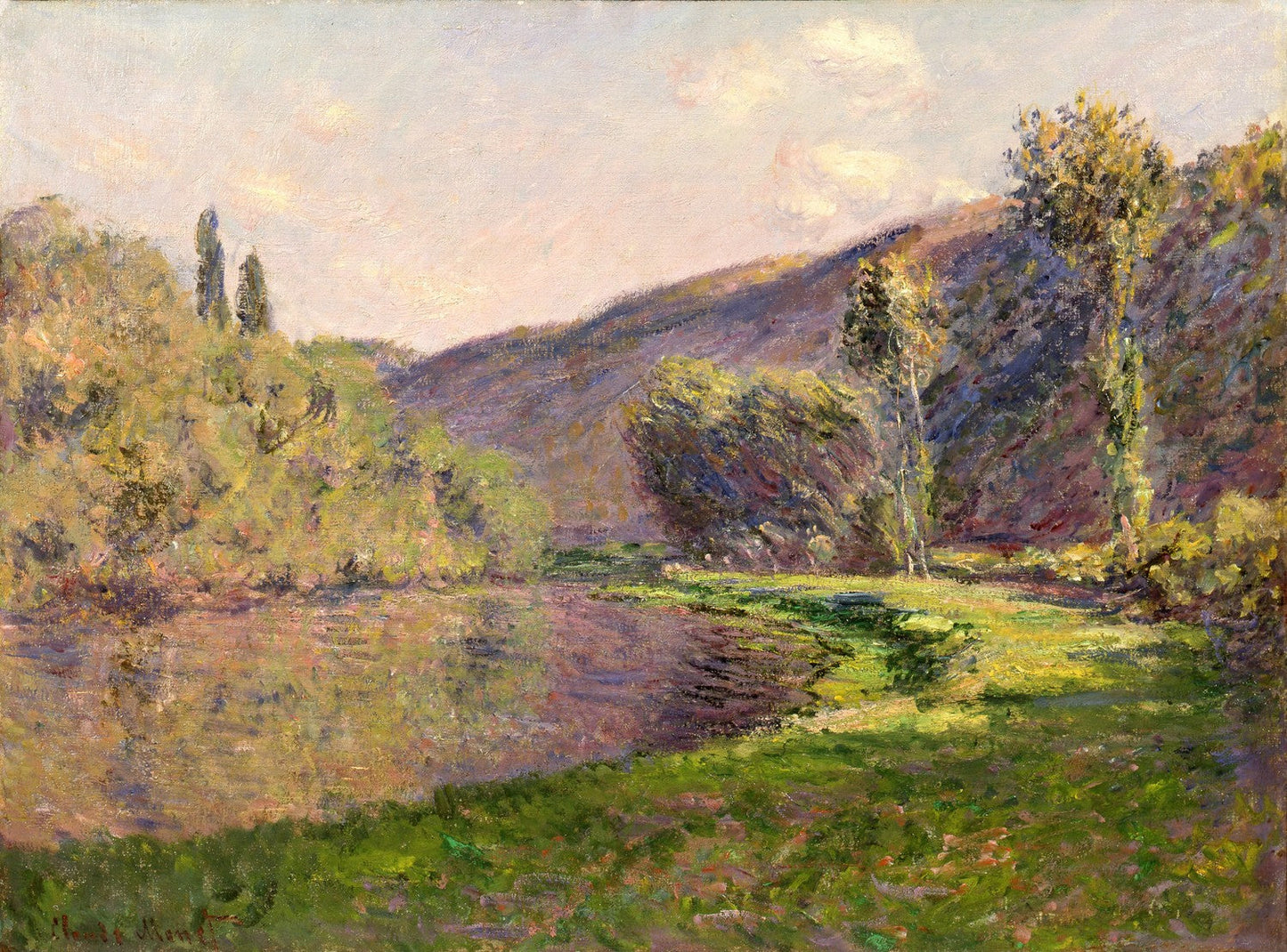 Jeufosse, The Effect in the Late Afternoon by Claude Monet