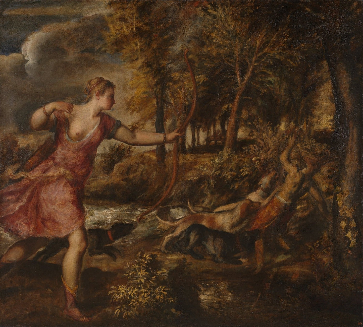 The Death of Actaeon by Titian