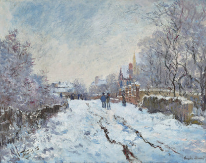 Snow Scene at Argenteuil by Claude Monet