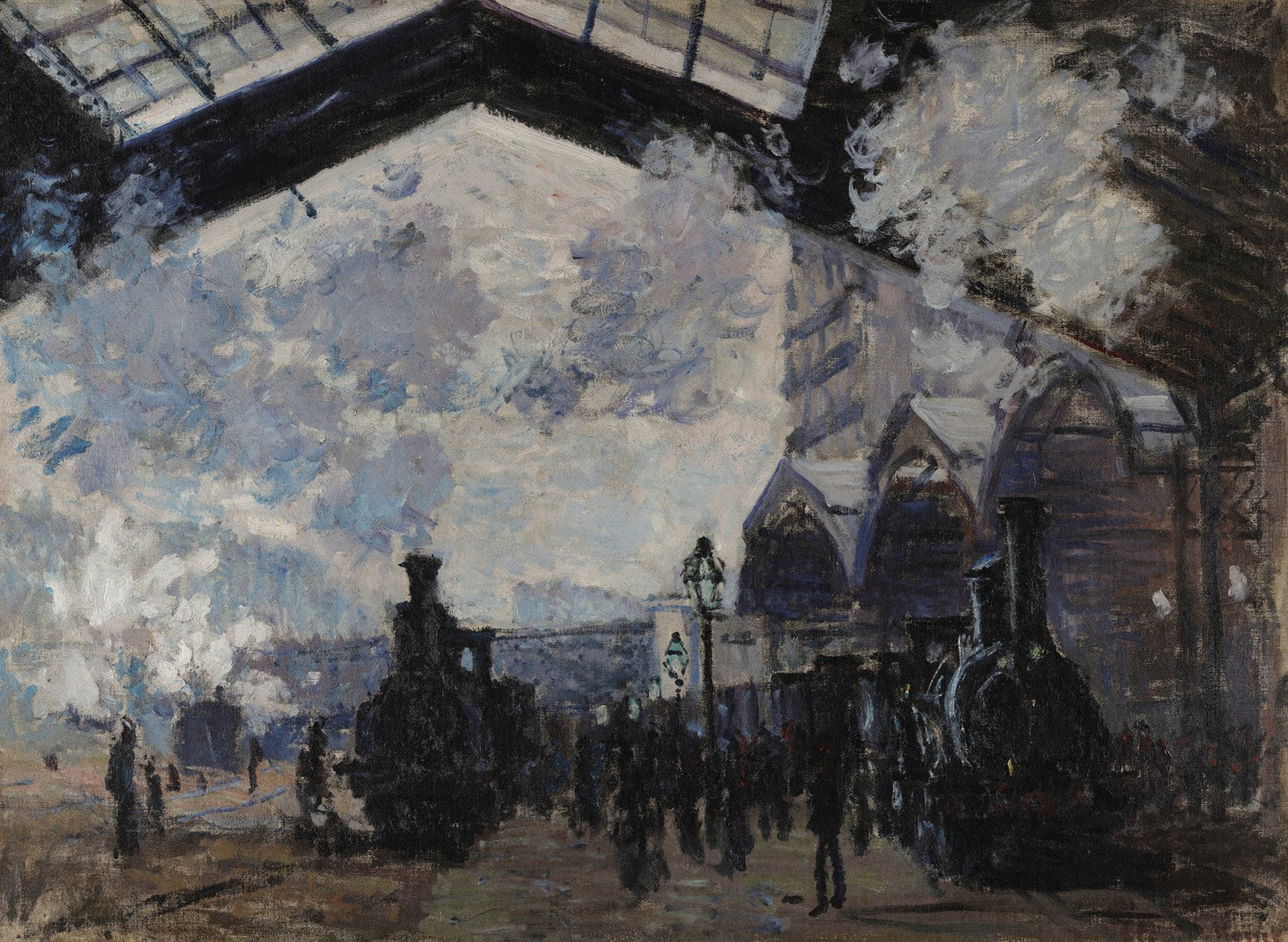 The Gare St-Lazare by Claude Monet