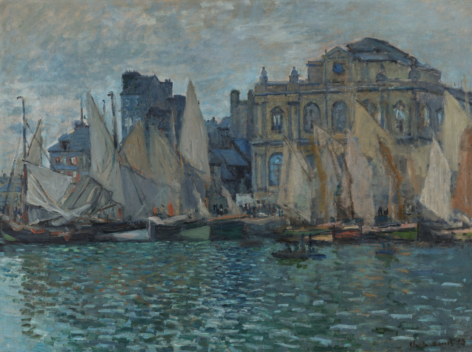 The Museum at Le Havre by Claude Monet