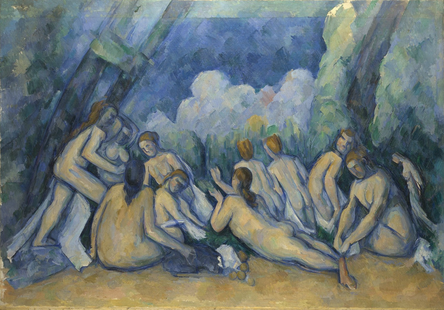 Bathers (Les Grandes Baigneuses) by Paul Cézanne