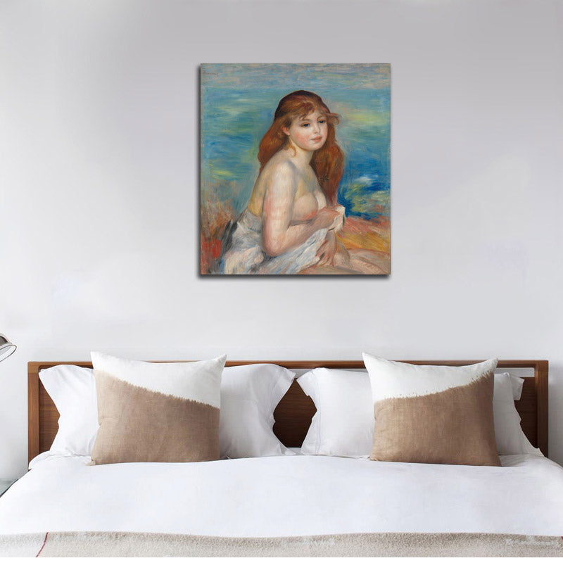 Etter badet - Pierre-Auguste Renoir