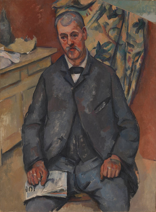 Seated Man by Paul Cézanne