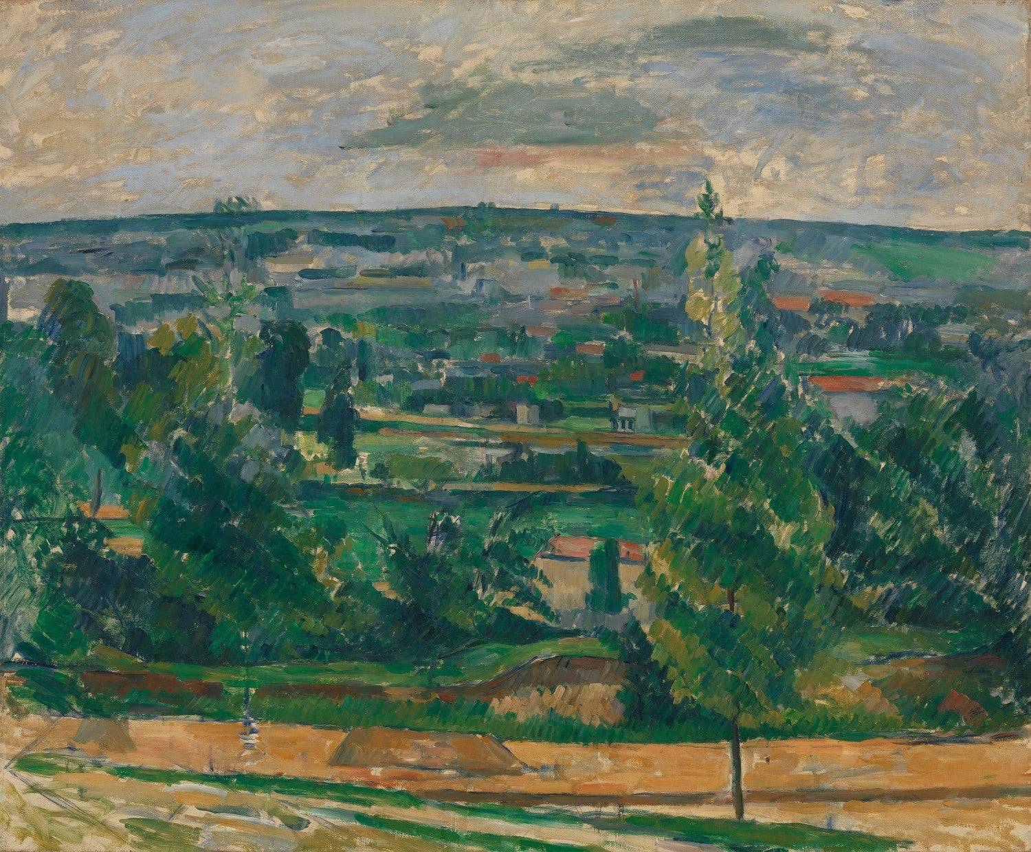 Landscape from Jas de Bouffan by Paul Cézanne