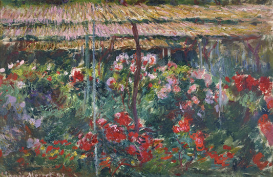 Peony Garden by Claude Monet