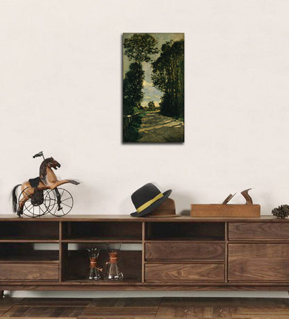 Walk (Road of the Farm Saint-Siméon) - by Claude Monet