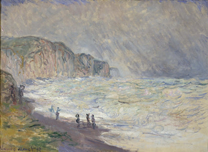 Heavy Sea at Pourville by Claude Monet