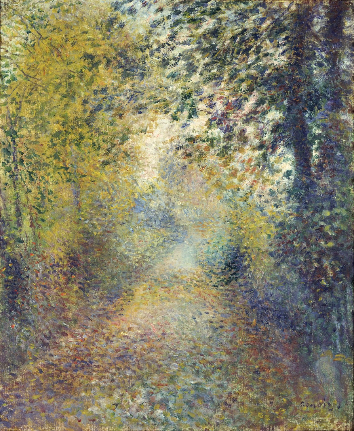 In the Woods by Pierre-Auguste Renoir