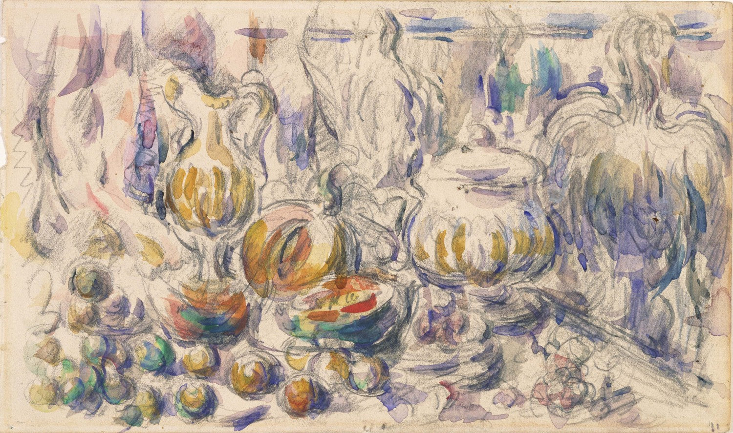 Pot and Soup Tureen by Paul Cézanne