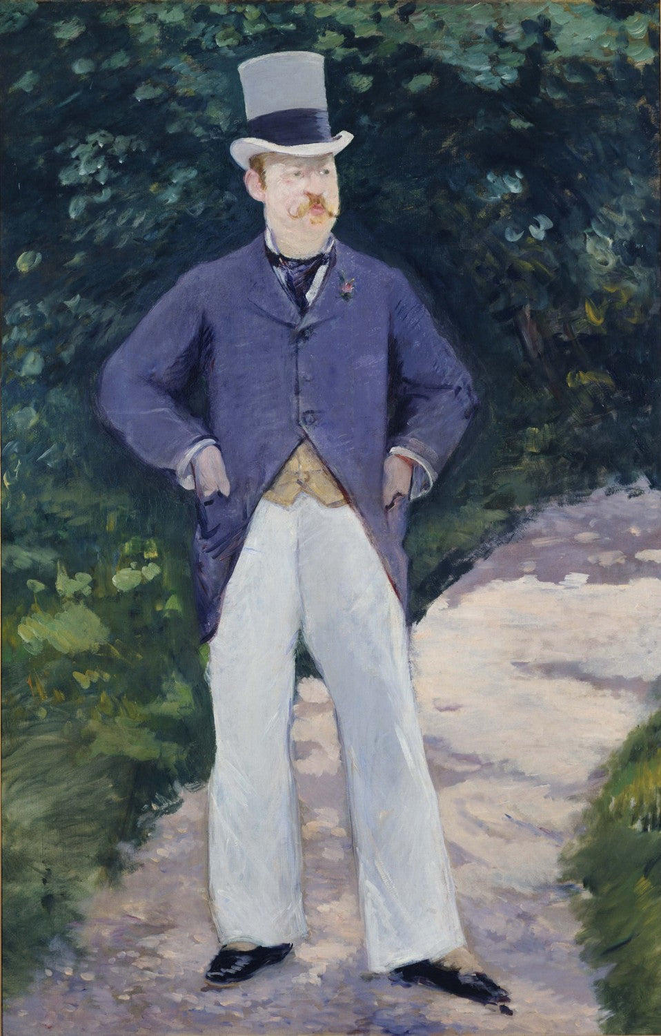 Portrait of Monsieur Brun by Édouard Manet