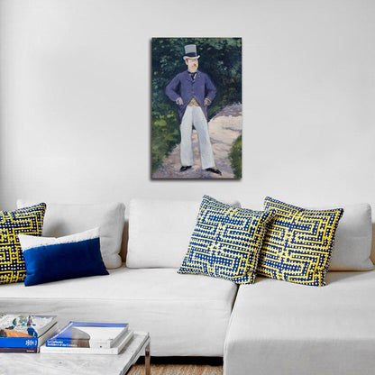 Portrait of Monsieur Brun - by Édouard Manet