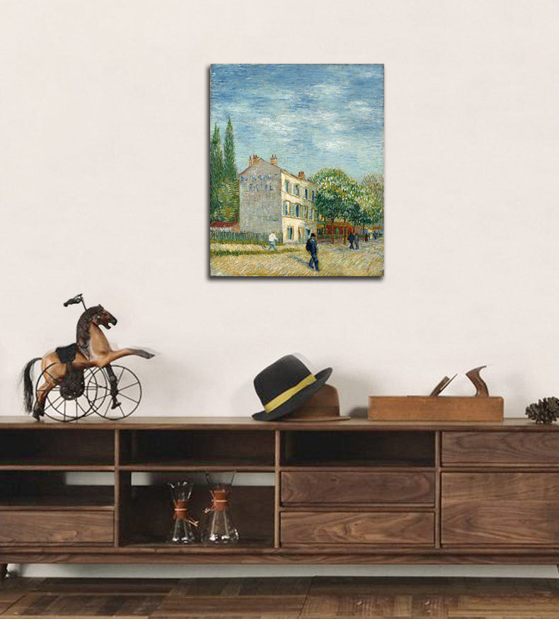 Restaurant Rispal at Asnières (Le restaurant Rispal à Asnières) - by Vincent van Gogh