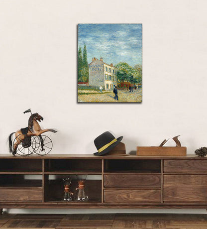 Restaurant Rispal at Asnières (Le restaurant Rispal à Asnières) - by Vincent van Gogh