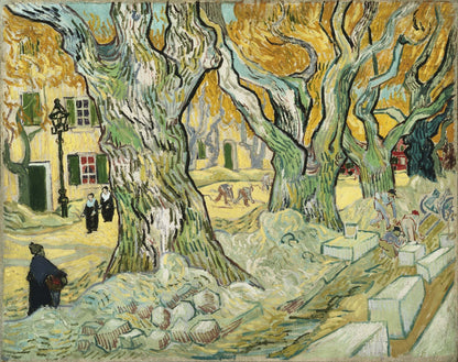 The Road Menders by Vincent van Gogh