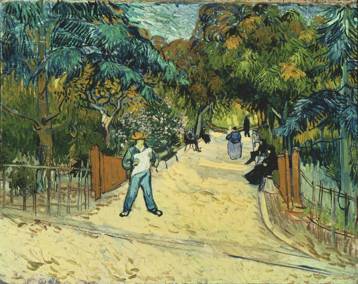 Entrance to the Public Gardens in Arle by Vincent van Gogh