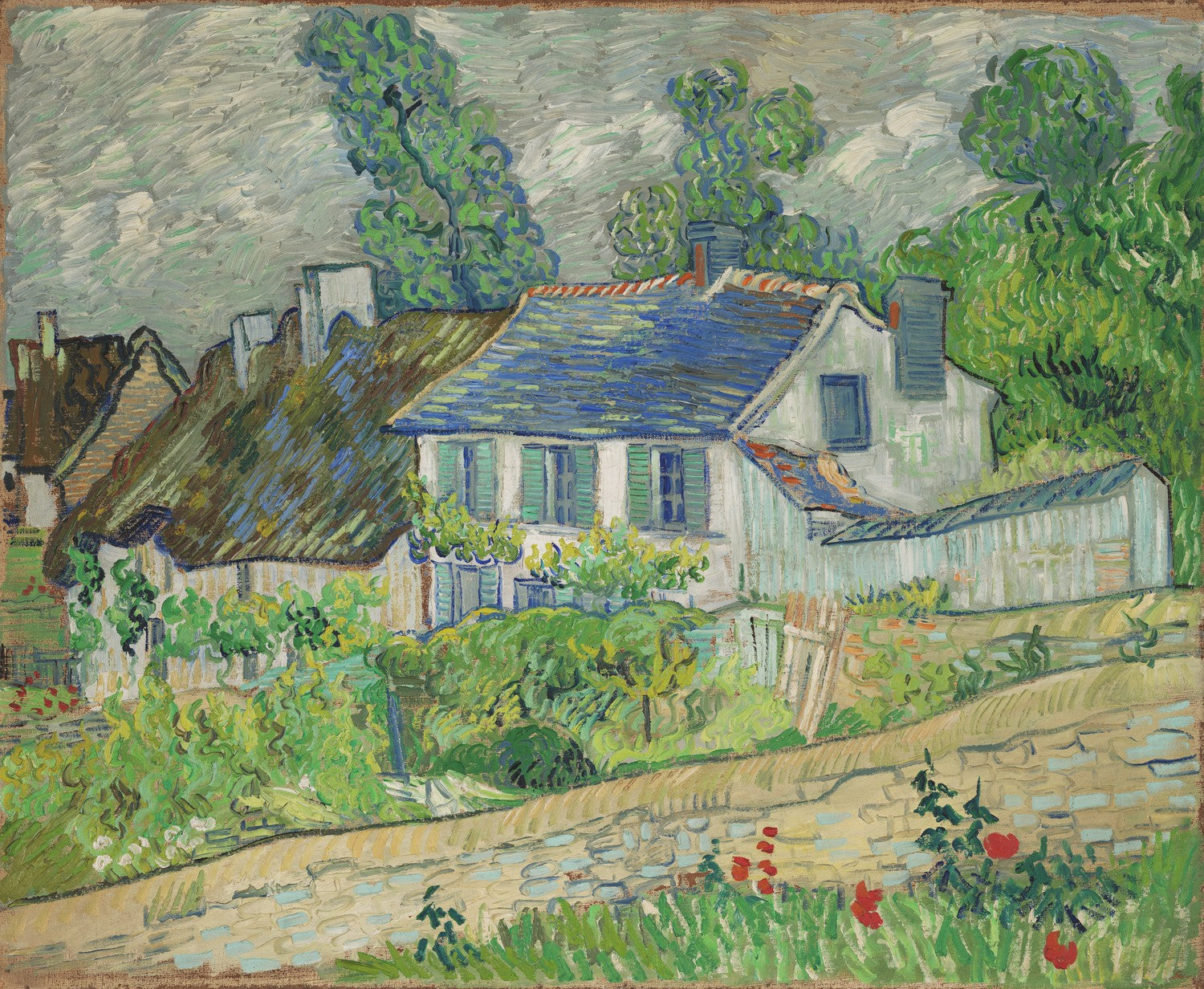 Houses at Auvers by Vincent van Gogh