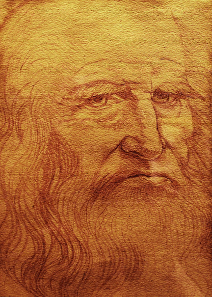 Leonardo da Vinci. Self-portrait by Da Vinci