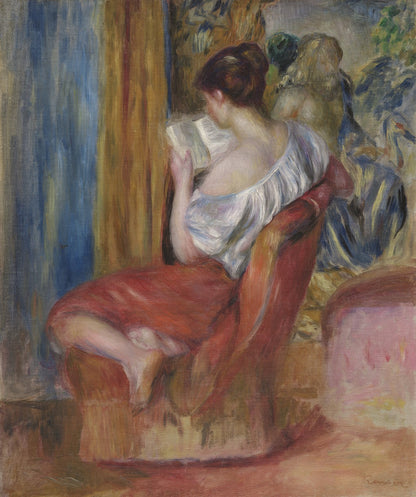 Reading Woman by Pierre-Auguste Renoir