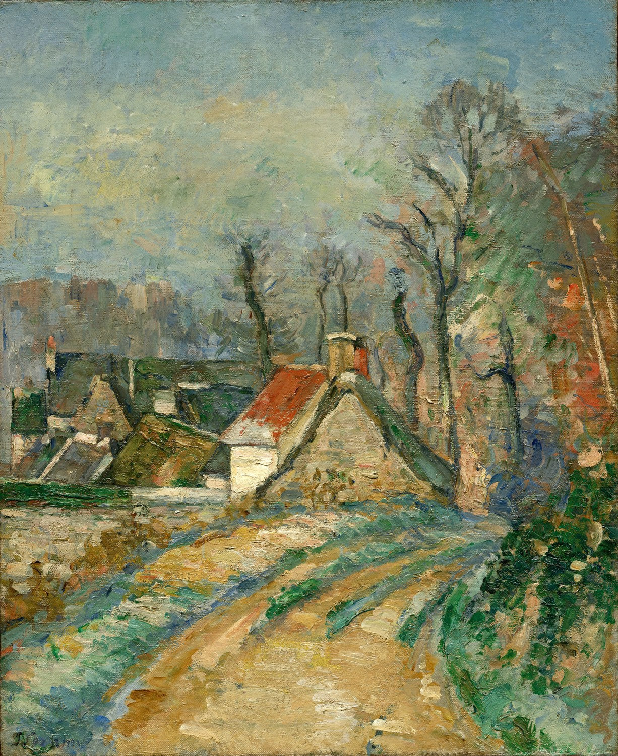 Detour in Auvers by Paul Cézanne