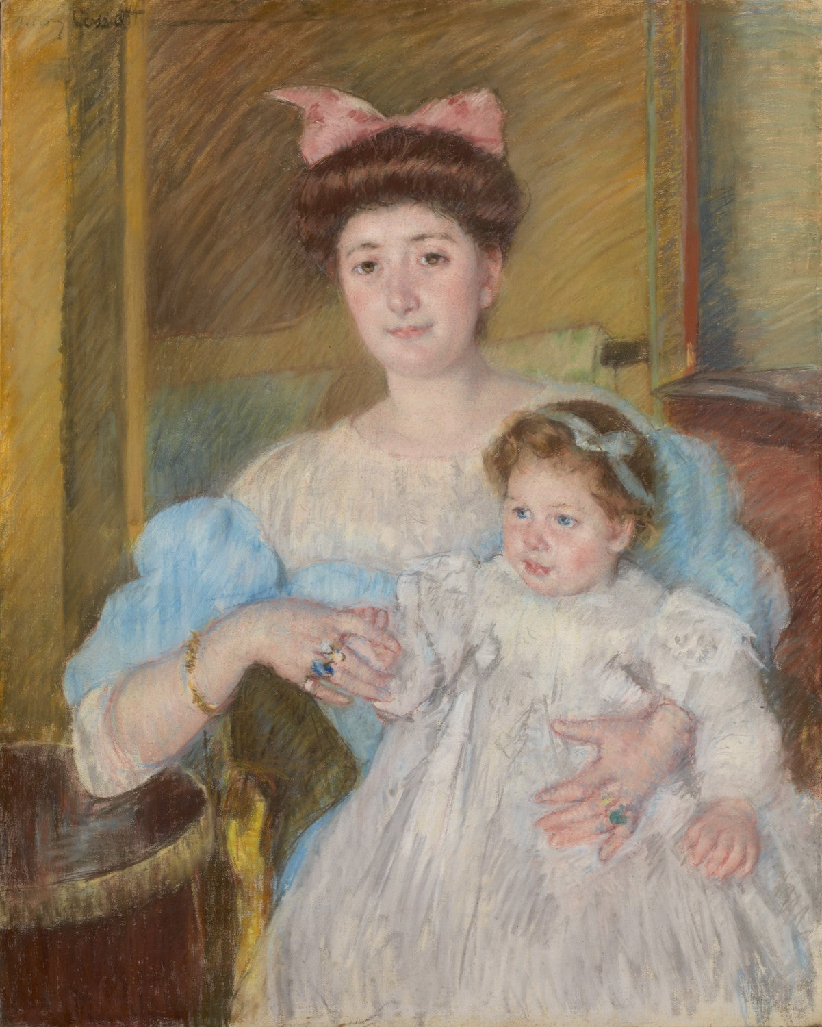 Countess Morel d’Arleux and Her Son by Mary Cassatt