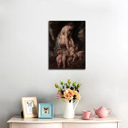 Venus Wounded - by a Thorn - by Peter Paul Rubens