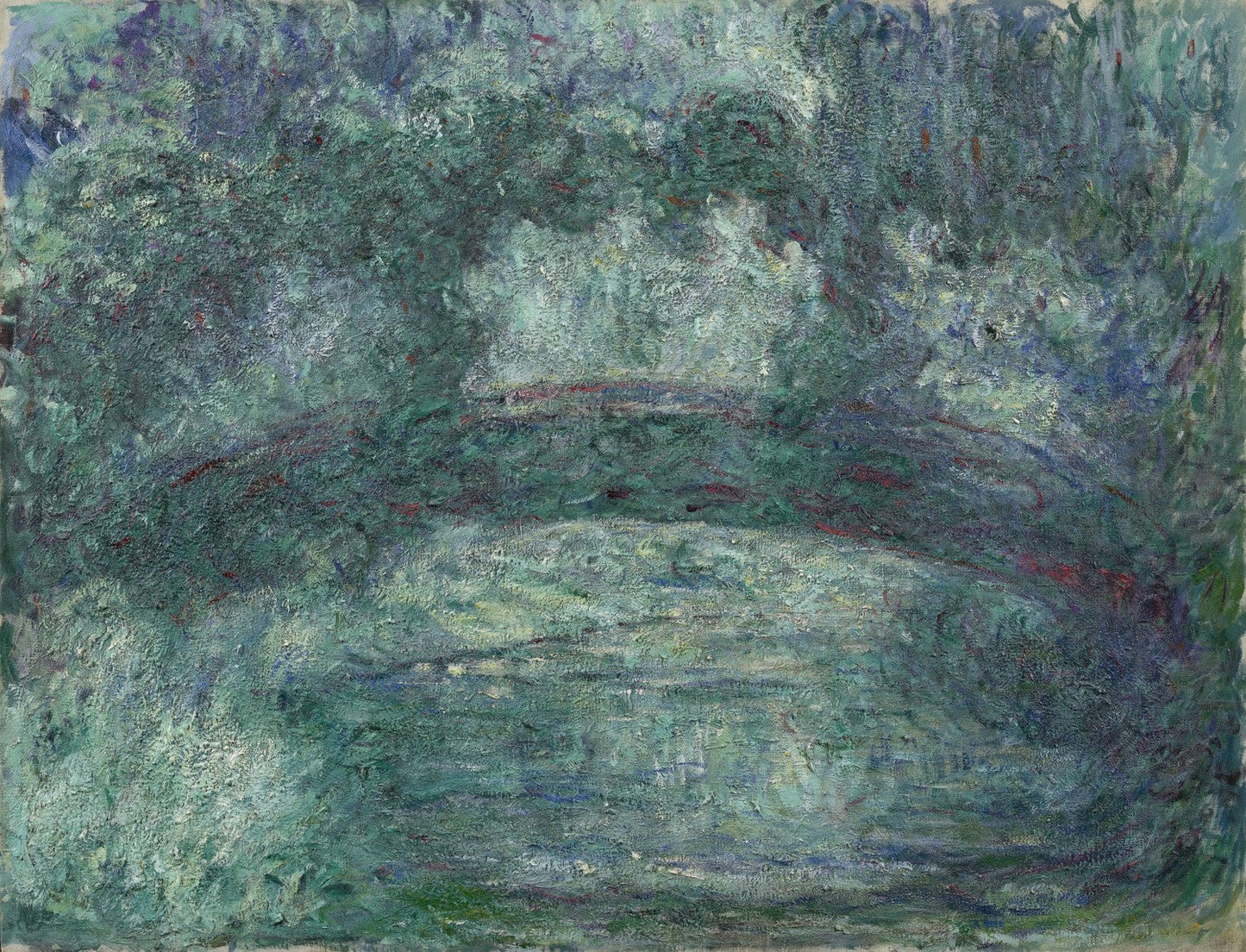 The Japanese Bridge by Claude Monet