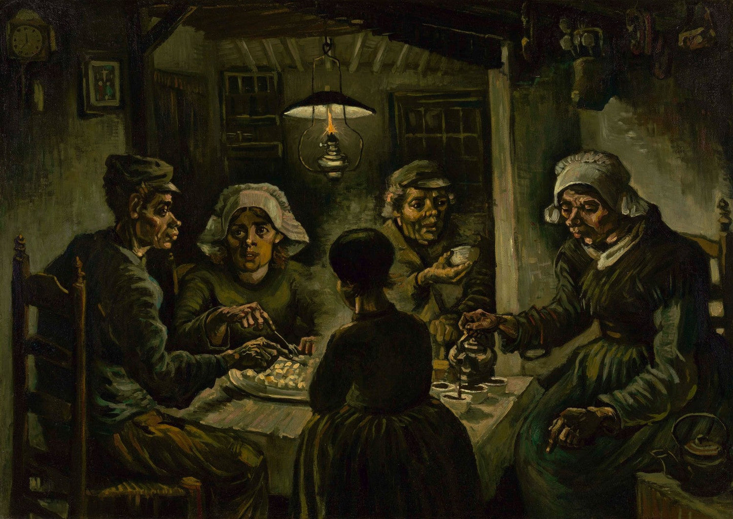 The potato eaters by Vincent van Gogh