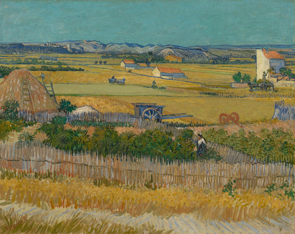 The harvest by Vincent van Gogh