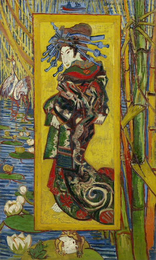 Courtesan: after Eisen by Vincent van Gogh