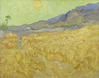 Wheatfield with a reaper by Vincent van Gogh