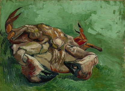 A crab on its back by Vincent van Gogh